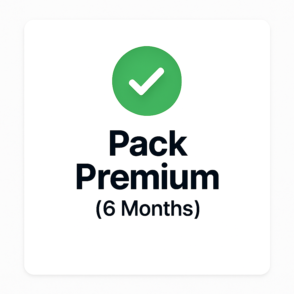 Pack Premium — 6 Months